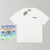 Balenciaga Over Line Logo T-Shirt White