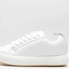 Bottega Veneta “Pillow” Padded Leather Lace-Up Sneaker – Luxury White Low-Top