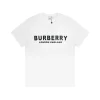 Burberry Logo Print Cotton T-Shirt White