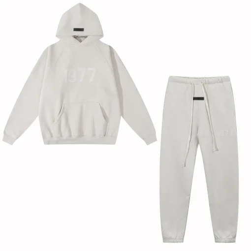 Fear of God Essentials 1977 Light Oatmeal Full Set White