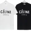 Celine Shirt White Black
