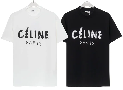 Celine Shirt White Black