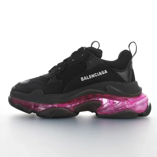 Balenciaga Triple S Black Pink – Iconic Triple S Clean Sole Sneakers