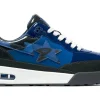 A Bathing Ape Bape Road Sta Patent Leather Blue
