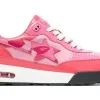 A Bathing Ape Bape Road Sta Patent Leather Pink