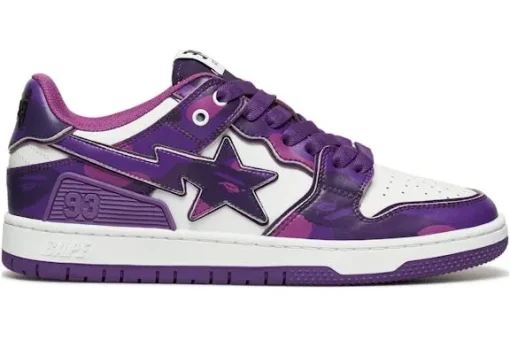 A Bathing Ape Bape SK8 Sta #1 M2 Purple Camo