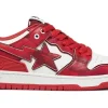 A Bathing Ape Bape SK8 Sta #1 M2 Red Camo