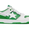 A Bathing Ape Sk8 Sta #1 Ostrich Pack White Green