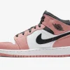 AIR JORDAN 1 MID GS PINK QUARTZ