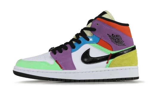 NIKE AIR JORDAN 1 MID MULTICOLOR