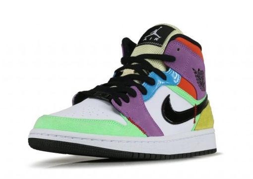 NIKE AIR JORDAN 1 MID MULTICOLOR