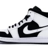 NIKE AIR JORDAN 1 MID WHITE BLACK