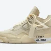NIKE AIR JORDAN 4 OFF-WHITE SAIL