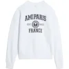 Ami Paris Logo Sweatshirt White