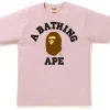 BAPE College Tee (SS21) Pink
