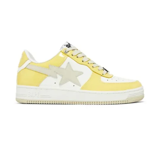 Bapesta Ssense Exclusive Sneaker White/ Yellow