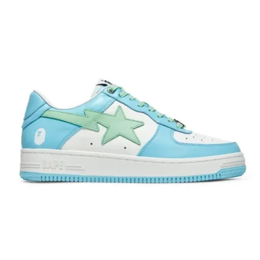 Bape Sta ‘Pastel Pack – Sax’ Sneaker Paste/ White