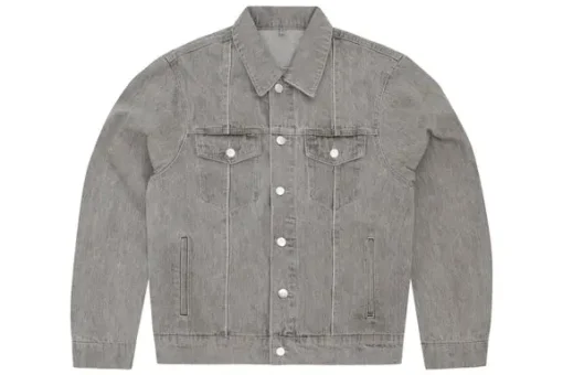 Corteiz C-Star Denim Trucker Jacket Grey