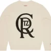 Corteiz Crest Knit Sweater Off White