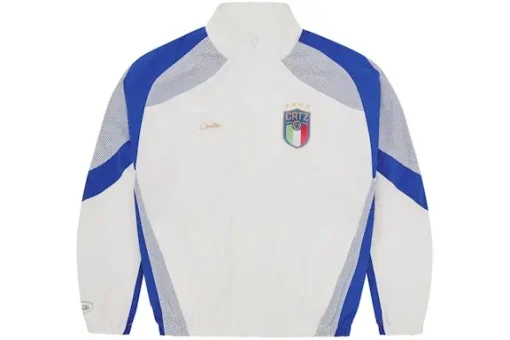Corteiz Italia Shuku Jacket White/Blue