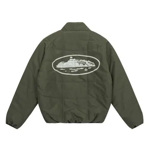 Corteiz Bellic Insulated Jacket Olive Green