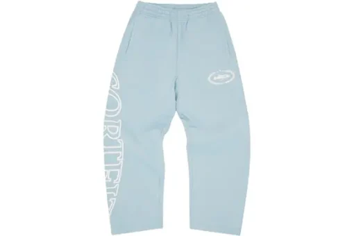 Corteiz Superior Royale Open Hem Pant Baby Blue