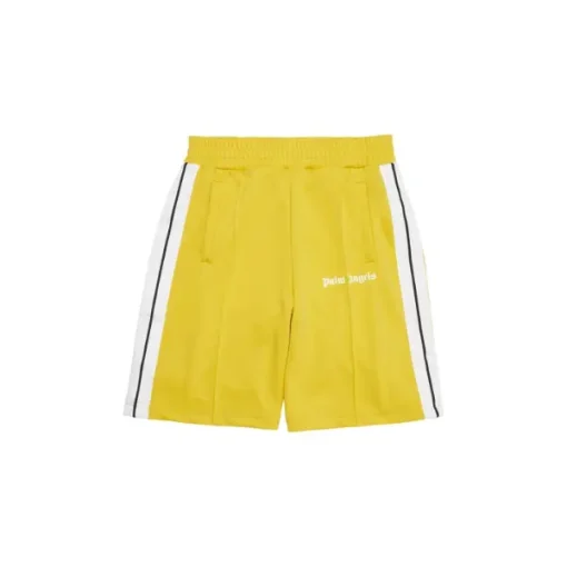 Palm Angels Classic Track Shorts ‘Yellow/White’