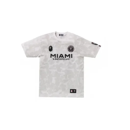 T-Shirt BAPE x Inter Miami CF camouflage white
