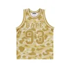 BAPE Color Camo Basketball Tank Top ‘Yellow’