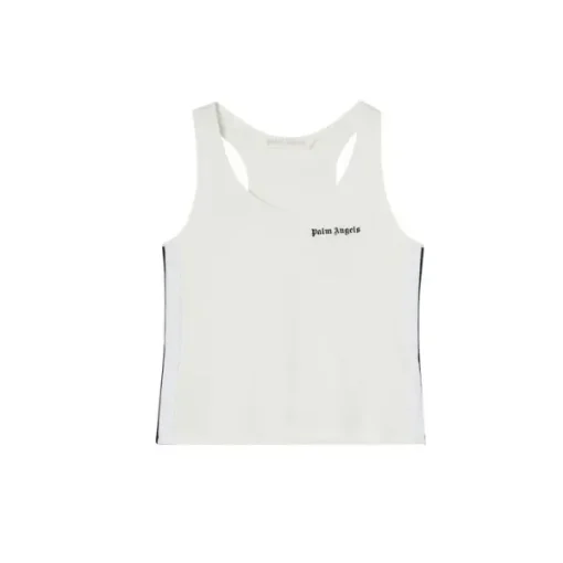 Palm Angels Classic Logo Tank Top ‘White/Black’