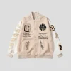 Off-White AC Milan Patch Varsity Jacket Cream/White