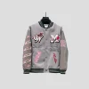 Off-White Winner IronCrest Letter Patched Varsity Jacket