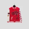 Off-White Chicago Bulls Varsity Jacket Red