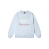 Corteiz Alcatraz Classic Letter Logo Print Casual Fleece Sweatshirt Light Blue