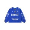 Corteiz Alcatraz Waterproof Windbreaker Crew Neck Rainbow Blue