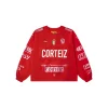 Corteiz Alcatraz Waterproof Windbreaker Crew Neck Radiant Red