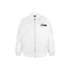 Corteiz Devil’s Island Winter Diamond Pattern Down Cotton Jacket White