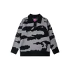 Corteiz Mohair Fuzzy Sweater Black Camouflage
