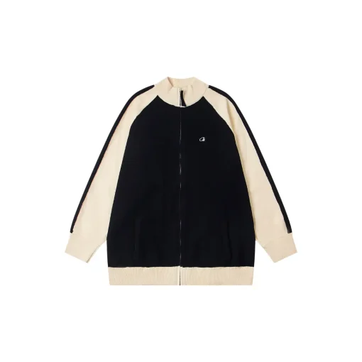 Corteiz Knit V2 Zip Black/Cream
