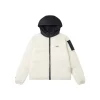 Corteiz Alcatraz Classic Hooded Down Puffer Jacket White