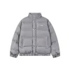 Corteiz Alcatraz Classic Hooded Down Puffer Jacket Gray