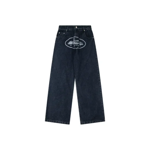 Corteiz Denim Pant Black