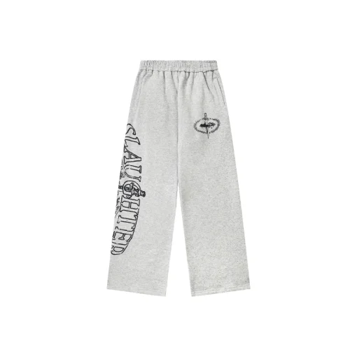 Corteiz Slaughter Gang 21 Savage Pant White