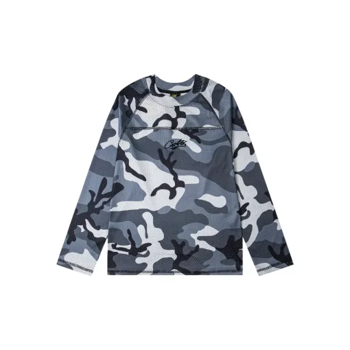 Corteiz Alcatraz Long Sleeved Sweater Camouflage Black
