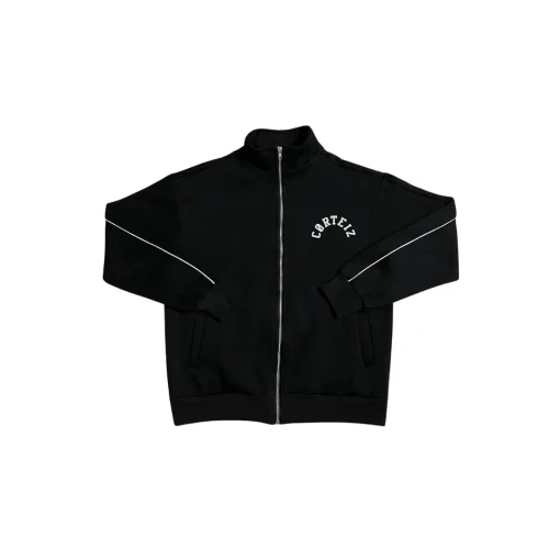 Corteiz Alcatraz Reflective Jacket Black
