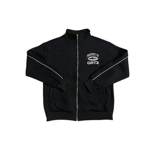 Corteiz Alcatraz Reflective Jacket Black