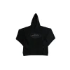 Corteiz Alcatraz Hoodie Black With Gray Monogram