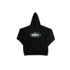 Corteiz Alcatraz Hoodie Black With White Monogram