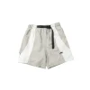 Corteiz Alcatraz Patchwork Windbreaker Shorts Gray White