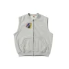 Corteiz Alcatraz Expo Fleece Vest Gray